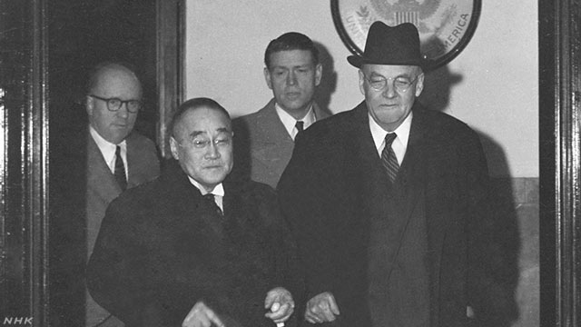 吉田首相的對台政策，基本上，就是杜勒斯的政策。（圖：www3.nhk.or.jp）