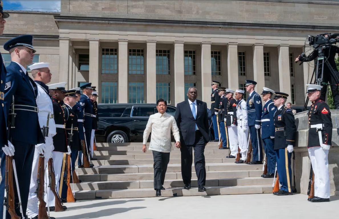 今年5月3日美國發布美菲雙邊防務準則