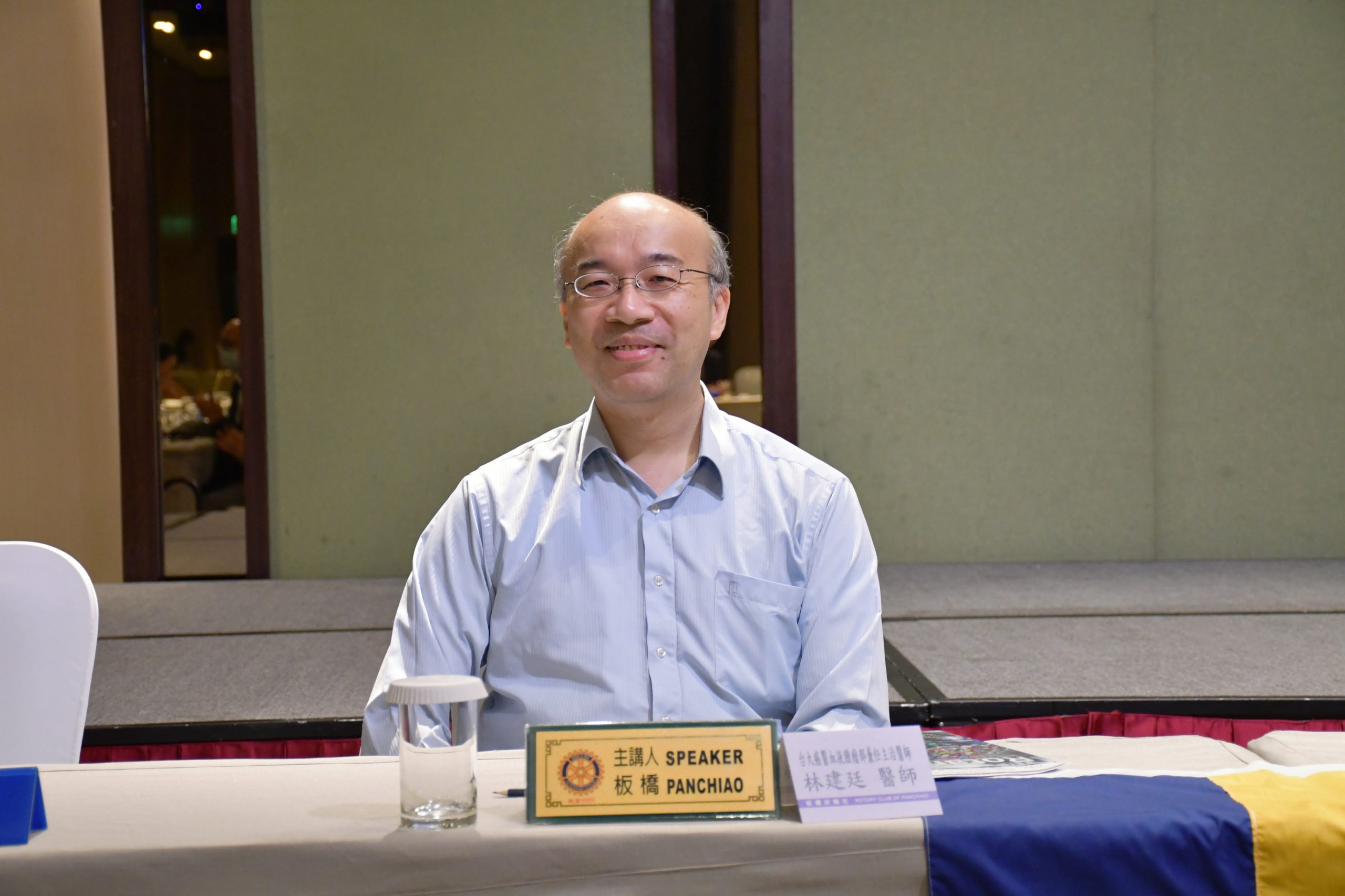 林建廷醫師曾獲得多項血液疾病相關研究獎項及國家新創獎，是國內再生醫療領域重要學者。圖/板橋扶輪社提供