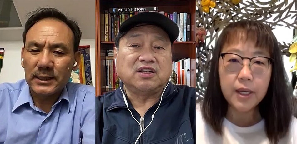 左起：格桑堅參、王軍濤、黃慈萍。董鵬攝影-歐洲之聲組合