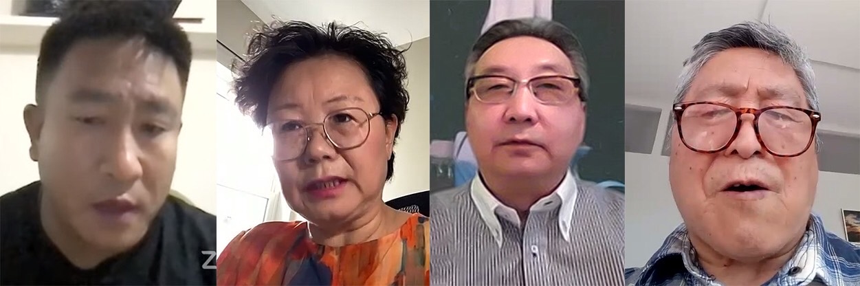 左起：蔣揚次仁、王安娜、王進忠、姜福禎。董鵬攝影-歐洲之聲組合