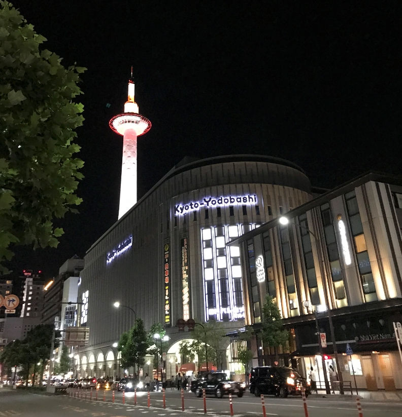 京都塔夜景。圖/陳櫻琴