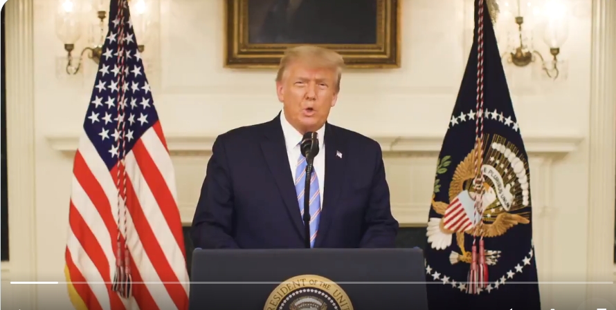 川普為東山再起熱身/X畫面