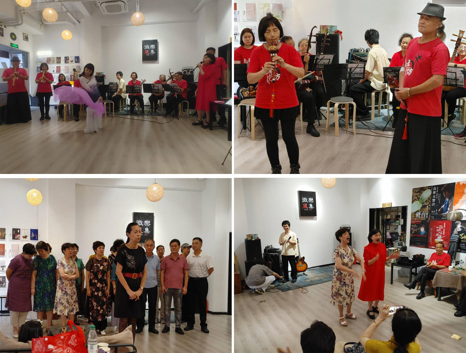 「忘年藝坊」廈門集美表演花絮。（圖片提供∕馬志剛）