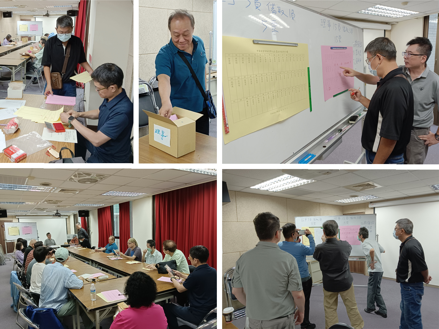 中華漫畫家協會第九屆理監事選舉花絮。（攝影∕記者鄭松維）