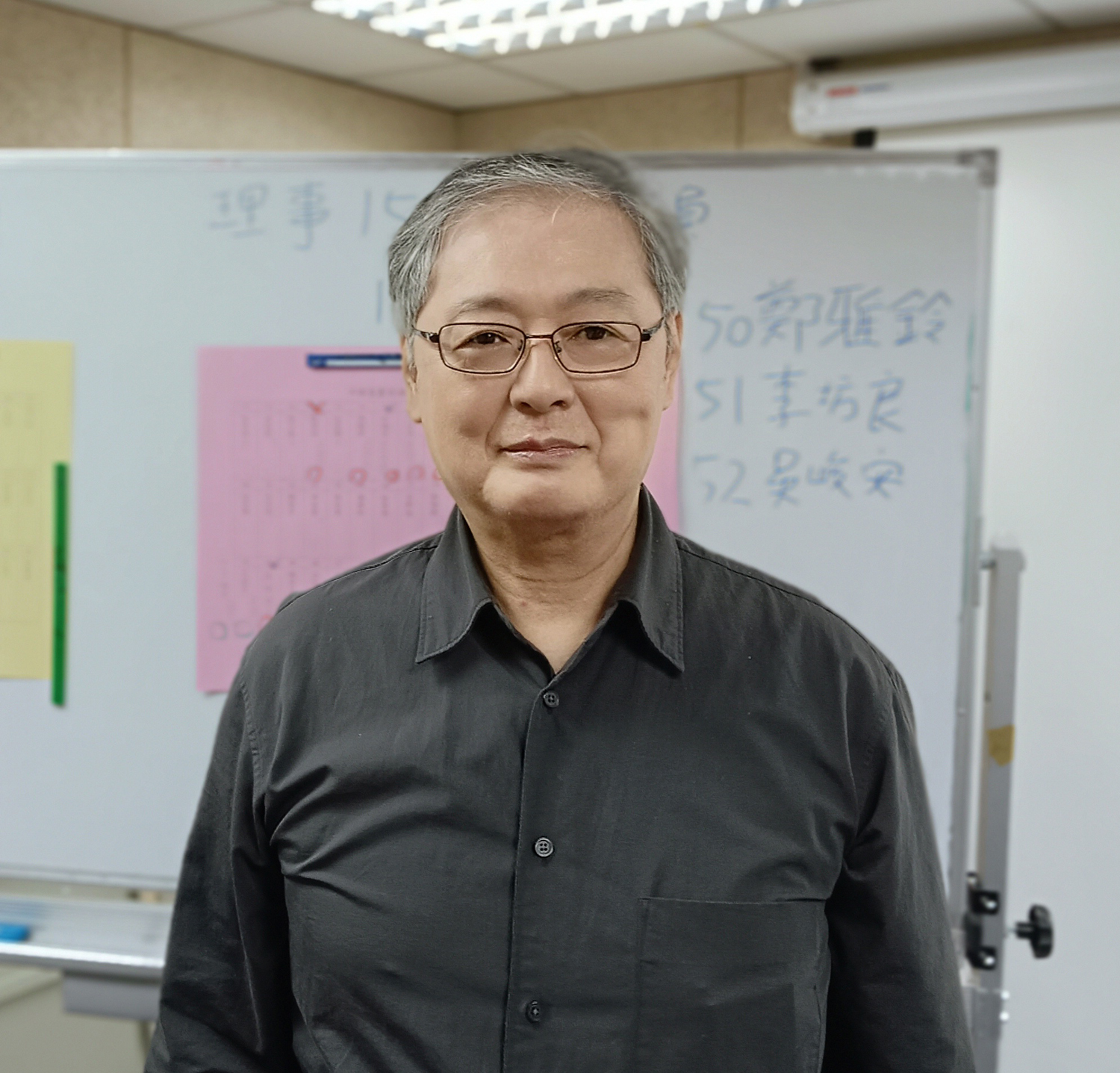 漫畫家凌群高票當選理事長，為動漫產業發展挹注旺盛的動力。（攝影∕記者鄭松維）