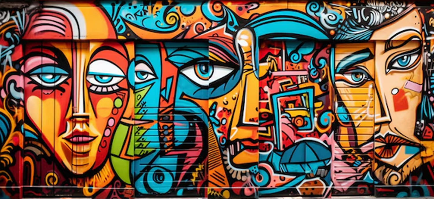 街頭塗鴉也是一種藝術表現形式（圖翻拍自網路）