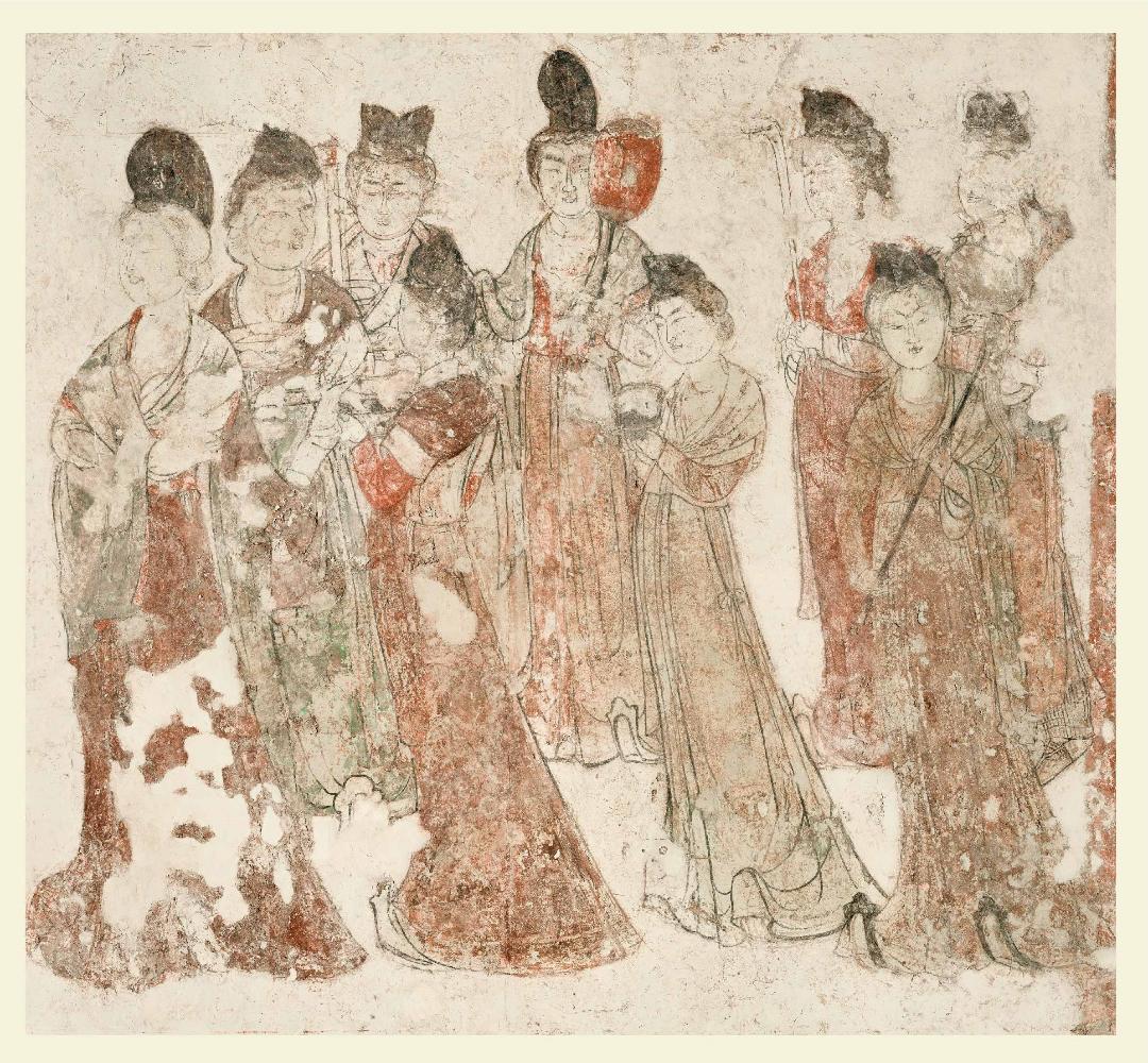 永泰公主墓侍女圖（圖片提供∕中華翰維文化推廣協會）