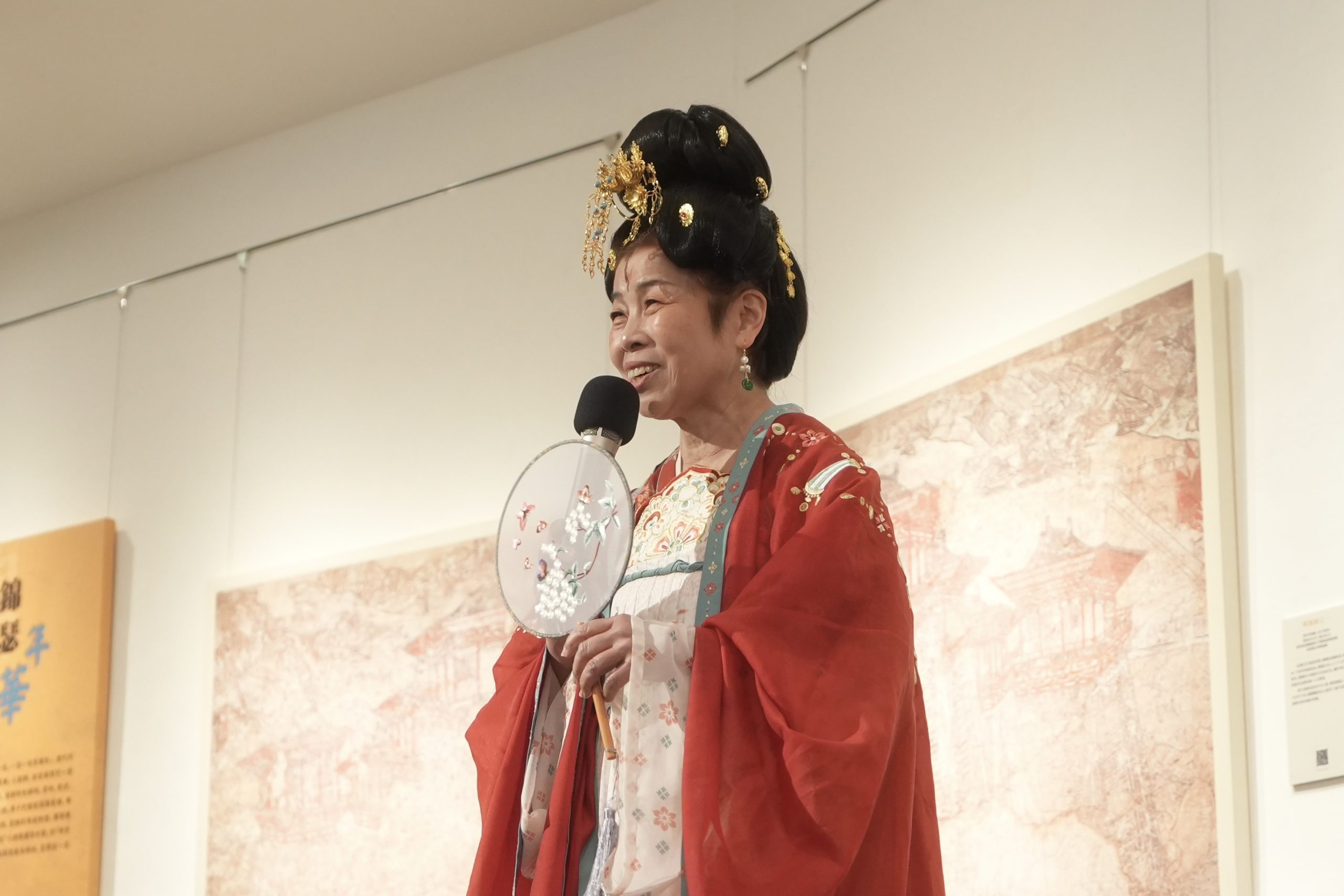 陽明交通大學藝文中心-洪惠冠顧問-致詞（圖片提供∕中華翰維文化推廣協會）